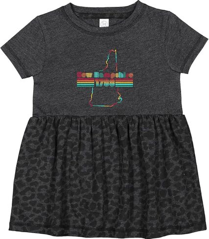 Inktastic New Hampshire 1788 مع فستان الرضع الرجعية الرجعية in Kuwait