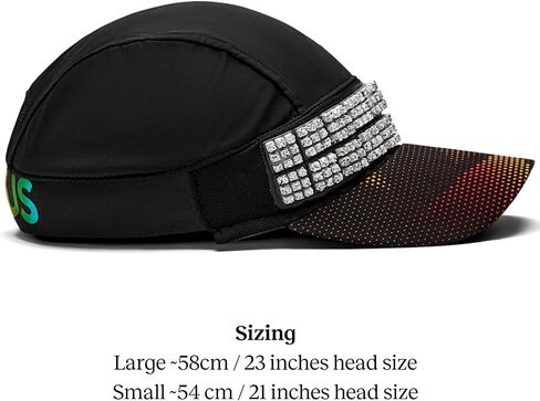 Cap with 20 Patented Cooling Pieces – Amplifies Natural Evaporative Cooling – Performance Gear for Hot Conditions, Running, Triathlons, Endurance Training (Unisex, Wht, Lg) in Saudi Arabia