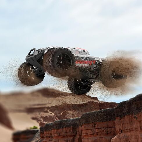 Vevor RC Crawler 1/24 مقياس RC Car Rock Crawler All Terrain 4WD Off-Road Truck مع LED Light 2 بطاريات قابلة لإعادة الشحن ، هدية سيارة هواية قابلة للتعديل سرعتين للبالغين in Kuwait