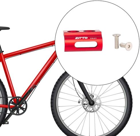 Front Derailleur Hanger, Derailleur Mount Adapter, CNC with Mounting Screws Frame Gear in Saudi Arabia