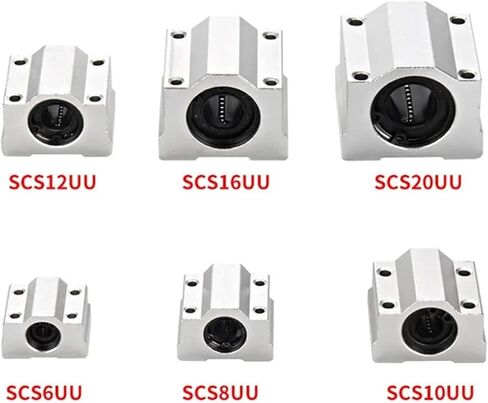 1PCS Box Linear Slider SC40UU Inner Diameter 40MM Optical Axis Support Base CNC CNC Accessories 3D Printer Linear Guide Slider in Kuwait