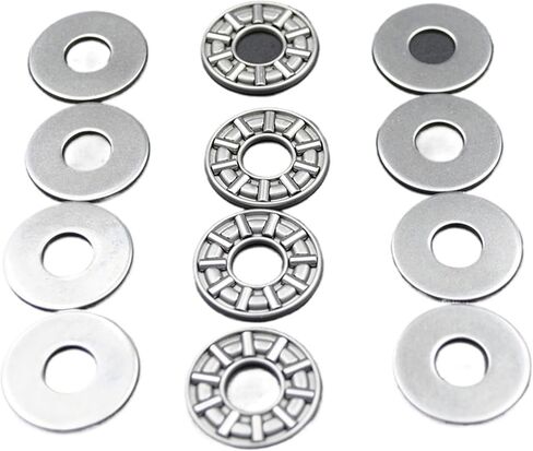100Sets AXK0821 +2AS Plane Thrust Needle Bearings 0821 8x21x4mm axial Thrust Roller Bearing with washers in Saudi Arabia