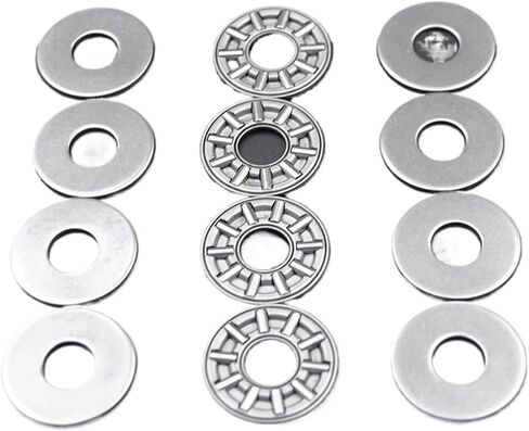 100Sets AXK0821 +2AS Plane Thrust Needle Bearings 0821 8x21x4mm axial Thrust Roller Bearing with washers in Saudi Arabia