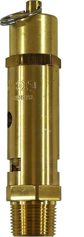Kingston 3/4 "NPT Brass Hard Seat Righting Righting Valve ، Made in the USA. (135 PSI / 599 SCFM) in Saudi Arabia