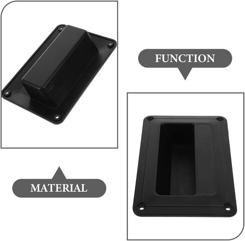 Artibetter 2pcs مكبرات الصوت البلاستيكية مقبض مقبض مرفق المقبض مقبض مكبر صوت كمية استبدال النقل in Saudi Arabia