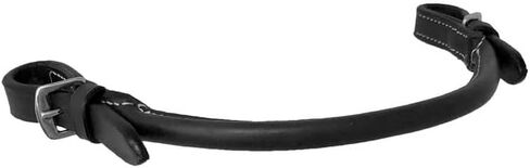 Black Rolled Leather English Grab Strap in Saudi Arabia