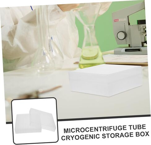 Pretyzoom microcentrifuge أنبوب تخزين مربع مخزن لتجميد المختبر حامل عينة مريحة لتخزين المختبر فعال in Saudi Arabia
