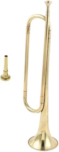 Generic C Flat Bugle Brass Music Device for Young Musicians with Mouthpiece in Saudi Arabia