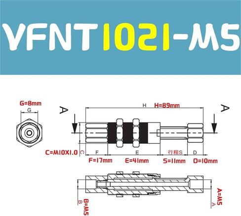 Manipulator Fixture Vacuum Suction Cup VFNT Anti-Rotation Buffer Hardware Bracket Suspension(VFNT2051-G18) in Kuwait