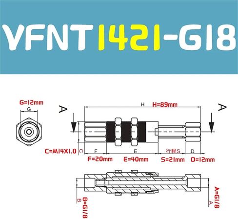 Manipulator Fixture Vacuum Suction Cup VFNT Anti-Rotation Buffer Hardware Bracket Suspension(VFNT2051-G18) in Kuwait