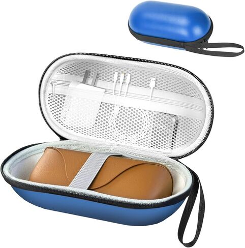 Hard Smart Glasses Case Compatible with Ray-Ban Meta Wayfarer, Skyler, Headliner Models – Travel Carrying Case for Charging Box & Accessories Brown in Kuwait
