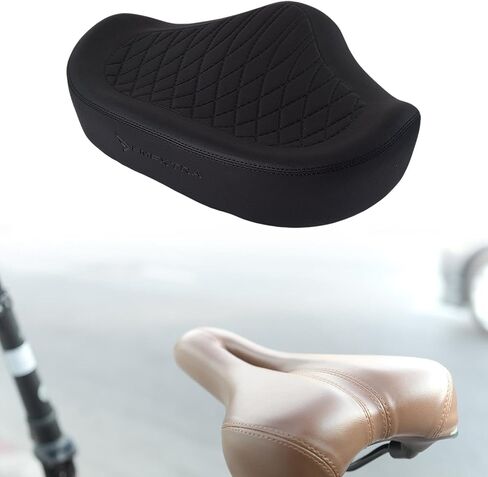 Bike Saddle Shockproof Wide Gift Waterproof Replacement Bike Seat Bicycle Saddle for Sports Cycling Riding Outdoor Road Bikes in Saudi Arabia