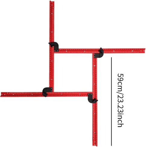 طحن أخدود قوس DIY الخشبية للألومنيوم سبيكة النجار أداة تحديد المواقع لورشة العمل جولة القطع الأخدود in Kuwait