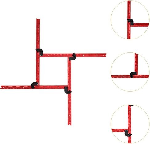 طحن أخدود قوس DIY الخشبية للألومنيوم سبيكة النجار أداة تحديد المواقع لورشة العمل جولة القطع الأخدود in Kuwait