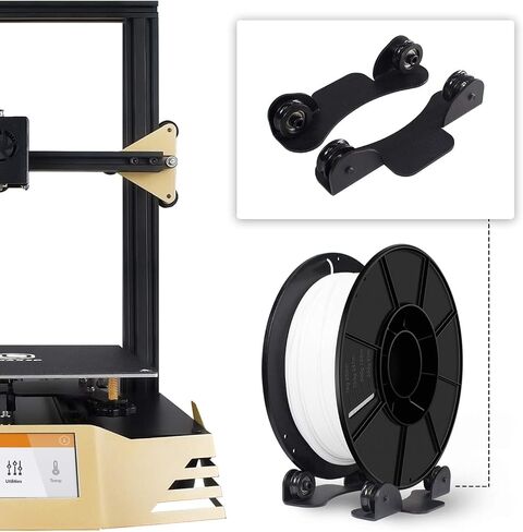 IVERNTECH 1 SPOOL ACRYLIC 3D PRINTER BILLERAND MOUNT RACK for PLA ، ABS ، WOOD ، TPU ، NYLON ، مواد مرنة in Kuwait