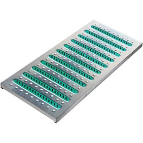 غطاء الصرف الصلب غير القابل للصدأ - غلاف صر - محلول صرف الخندق المعدني في الهواء الطلق ساحة صرف صرف حديقة على الرصيف (15 × 60 سم / 5.9x23.6 بوصة) لتدفق المياه الفعال in Kuwait