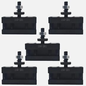 BXA 250-201 حاملي منشورات أداة التغيير السريع-5pcs مخرطة مخرطة ومواجهة مجموعة أدوات مجموعة-يناسب آلات المعادن وآلات CNC in Kuwait