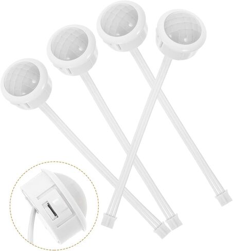 مستشعر حركة GLEAVI 4PCS لممرات مرآب مرآب وحدة تحكم مستشعر الضوء الموفرة للطاقة سهلة وتصميم in Saudi Arabia