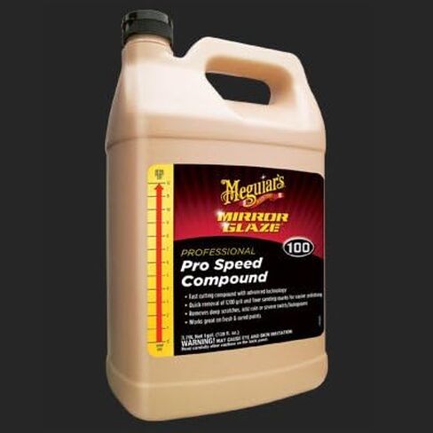 Meguiar's Mirror Glaze #100 Pro Speed Compound, 1 Gallon in Saudi Arabia