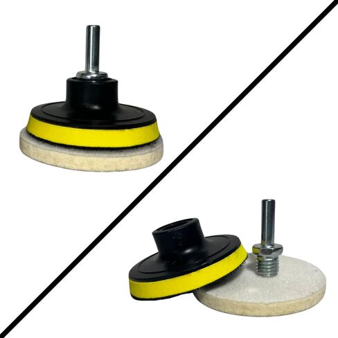 Pro Glass Polishing Kit, Oxido de Cerio, TREO 99.9%, High Grade Cerium Oxide Powder 3.52 oz, Wool Felt Disc, Drill Adapter, Glass Scratch Remover in Saudi Arabia