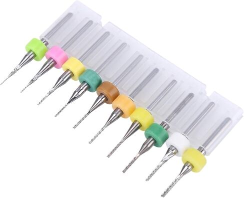 0.5-1.4mm 0.8-3.175mm 1.1-2mm 1.5-2.5mm Bits End Mill Bits 1PCs (1.5-2.5mm 10pc) in Saudi Arabia