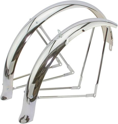 Alta Bicycle Chrome 26" Limo Bike Flared Standard Balloon Fender Set in Saudi Arabia
