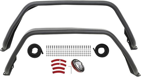 Westin 62-1065 Tube Fenders Rear Pair Steel Textured Black Finish Tube Fenders in Saudi Arabia