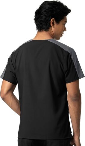 WonderWink Men's Colorblock Scrub Top in Kuwait