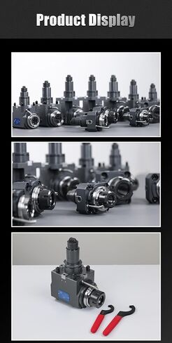 BMT Driven Tool Holder BMT45 Boring Bar Holder Block Turning Tool Holder Block Live Tooling for CNC Lathe BMT45-90°-60-ER25-Y-N Internal Clamping in Saudi Arabia