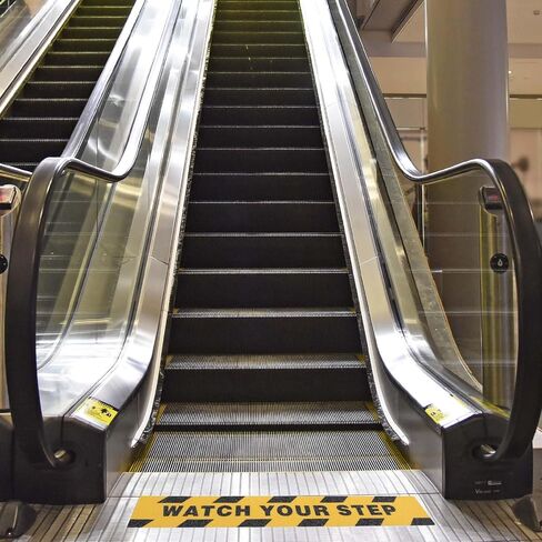 Watch Your Step Sign, Caution Tape Yellow Black Anti Slip Tape 1.97in X 16.4ft Grip Tapes for Stairs Waterproof Safety Grip Tapes for Stairs Steps Ladder Indoor Outdoor Treads Floor Caution in Saudi Arabia