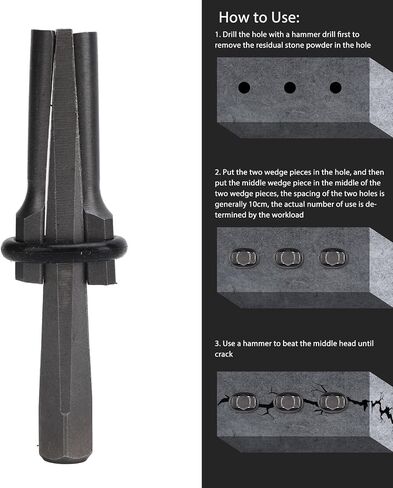 Heavy Duty Shim Hand Tool, Spring Steel Material, Easy Stone Splitting, Productivity Enhancement in Saudi Arabia