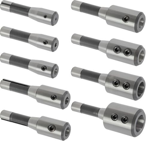 CME 5 PC R8 Taper End Mill Set ، 7/16 "-20 DrawBar Thread ، 3/16" To 3/4 " in Kuwait