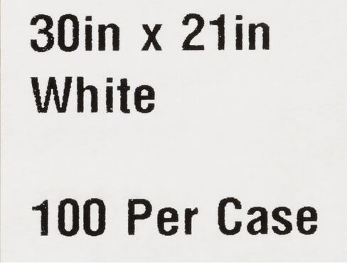 McKesson Exam Capes [100 Count] Tissue/Poly/Tissue, Disposable Medical Gowns, Front/Back Opening Without Closure, White in Saudi Arabia