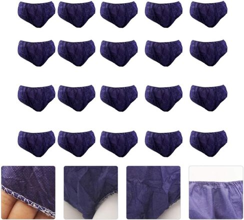 Kesyoo 50pcs Womens Portable Travel Spa Spa سراويل داخلية غير منسوجة يمكن التخلص منها لأي Ocassion (الأزرق) in Saudi Arabia
