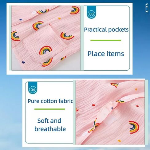 Disability Clothing for Home Care Postoperative Fracture Paste Long-Sleeved Suit for Kids Gauze and Cotton in Saudi Arabia