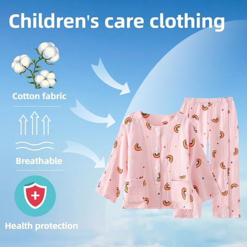 Disability Clothing for Home Care Postoperative Fracture Paste Long-Sleeved Suit for Kids Gauze and Cotton in Saudi Arabia