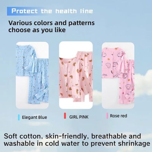 Disability Clothing for Home Care Postoperative Fracture Paste Long-Sleeved Suit for Kids Gauze and Cotton in Saudi Arabia