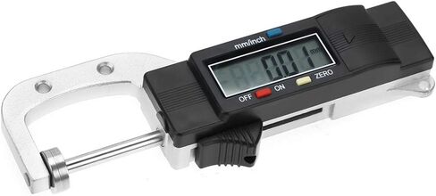 Thickness Gauges, Electronic Thickness Meter with Digital LCD Display, 0-25mm Thickness Measuring Tool, Support Millimeter and Inch Conversion in Saudi Arabia