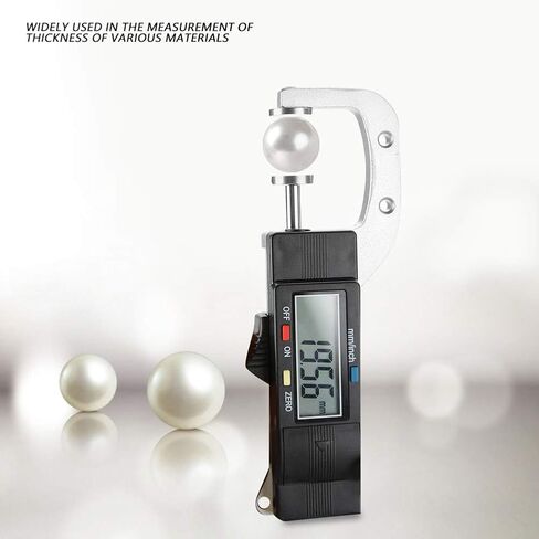 Thickness Gauges, Electronic Thickness Meter with Digital LCD Display, 0-25mm Thickness Measuring Tool, Support Millimeter and Inch Conversion in Saudi Arabia