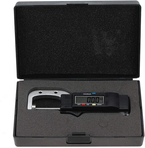 Thickness Gauges, Electronic Thickness Meter with Digital LCD Display, 0-25mm Thickness Measuring Tool, Support Millimeter and Inch Conversion in Saudi Arabia