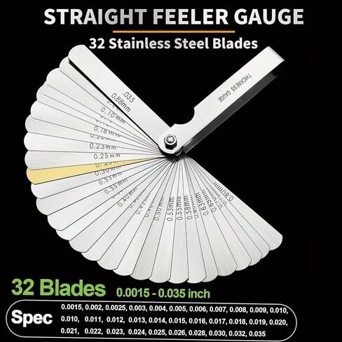 Thread Gauge Whitworth 55 Degree & Metric 60 Degree & US 60 Degree Metric & Imperial & US Screw Gauge SAE Thread Pitch Gauge Whith Locking Devices for Industrial Measurement Garage Workshop Plumbing in Saudi Arabia