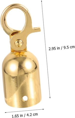 Doitool 2PCS DANENTERDRAIL ROPE ROPE STOVERS SPOPPERS أنيقة الخطاف لفندق المنزل ومركز التسوق تستخدم أغطية نهاية سلك متعددة الاستخدامات مع التصميم in Saudi Arabia