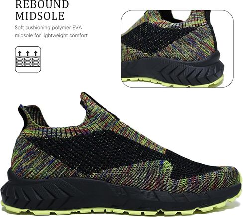 Mens Sports Anti-Slip Casual Walking Shoes Lightweight Fitness Shoes Breathable Mesh Breathable Athletic Shoes in Saudi Arabia