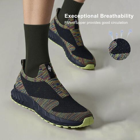 Mens Sports Anti-Slip Casual Walking Shoes Lightweight Fitness Shoes Breathable Mesh Breathable Athletic Shoes in Saudi Arabia