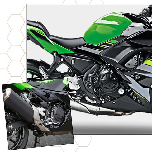 دواسة رافعة الفرامل الخلفية Fovplue لـ Kawasaki Ninja 400 2018-2023 ، Z400 2019-2023 ، Ninja 500 2024 ، Z500 2024 ، استبدل 43001-0756 ، Sliver in Saudi Arabia