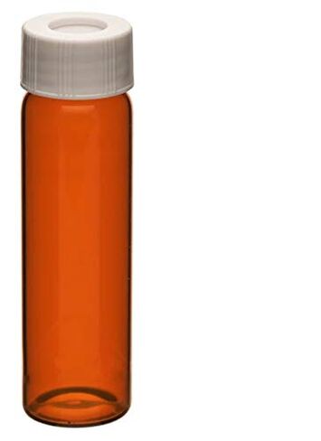 VoA/TOC Amber Vals ، 40 مل - 100/PK - زجاج البوروسيليكات - ASTM/USP Type I ، Class B - PP مع PTFE SEPTA - ملفوفة ما قبل التجميع - Eisco Labs in Saudi Arabia