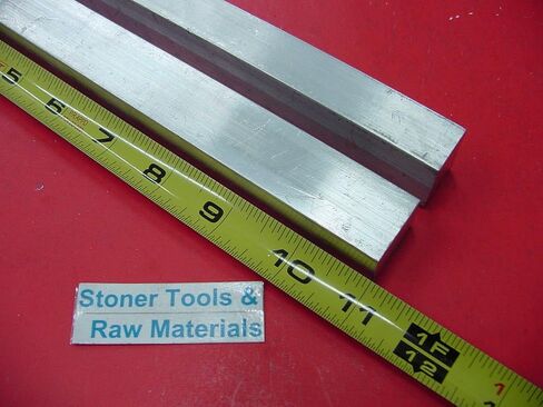 2 Pieces 3/4" X 1" Aluminum 6061 Flat BAR 11" Long .750 Solid New Mill Stock in Saudi Arabia