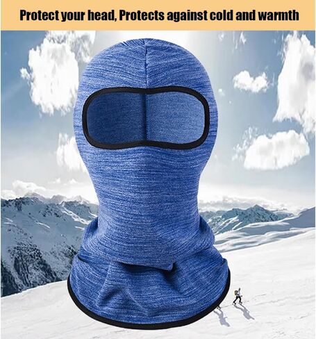 Balaclava Face Mask, Ski Mask, Cold Weather Scarf Windproof Thermal Winter Neck Warmer Hood for Cycling Hiking in Saudi Arabia
