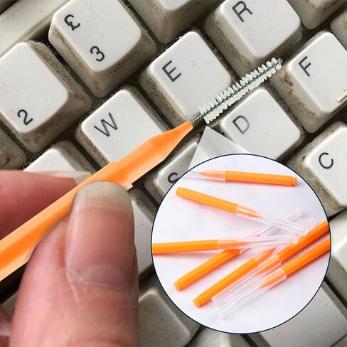 15 PCS دش فرشاة تنظيف رأس ، اختيارات منظف رأس الدش ، فرشاة النايلون بين المنال ، فرش صغيرة للاستحمام لتنظيف رأس الدش (برتقالي) in Kuwait