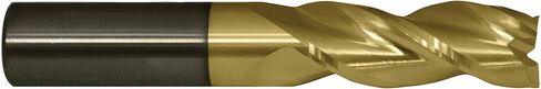 Cleveland C84181 CEM-AM3-ZN Long Corner Radius End Mill ، 1/2 في قاطع الشفاه ، 0.03 في دائرة نصف قطر الزاوية ، 2-1/2 بطول القطع ، 3 مزامير ، 1/2 في شانك ديا ، 4 في OAL ، نيترايد الزركونيوم (كل) (كل) in Saudi Arabia